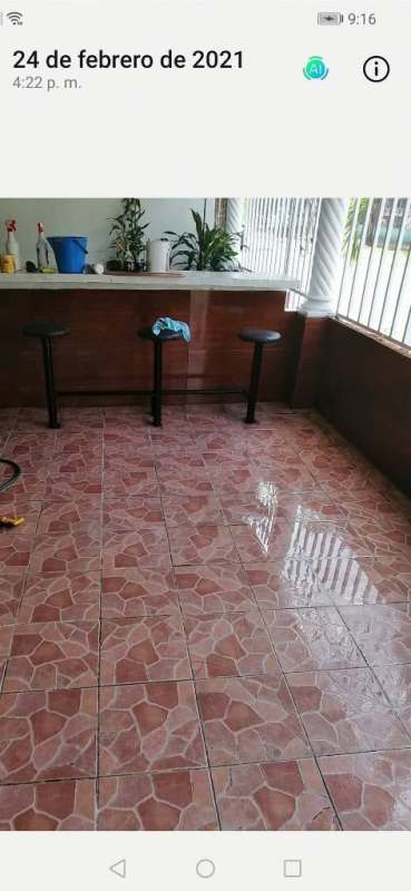 Front shuttered entrance of commercial unit in retail plaza Villa de las Fuentes Panama