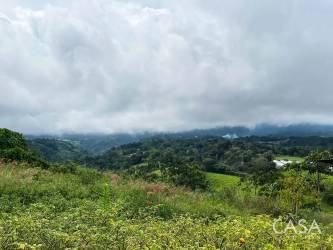 Rolling green hills countryside landscape in Potrerillos Chiriquí Panama