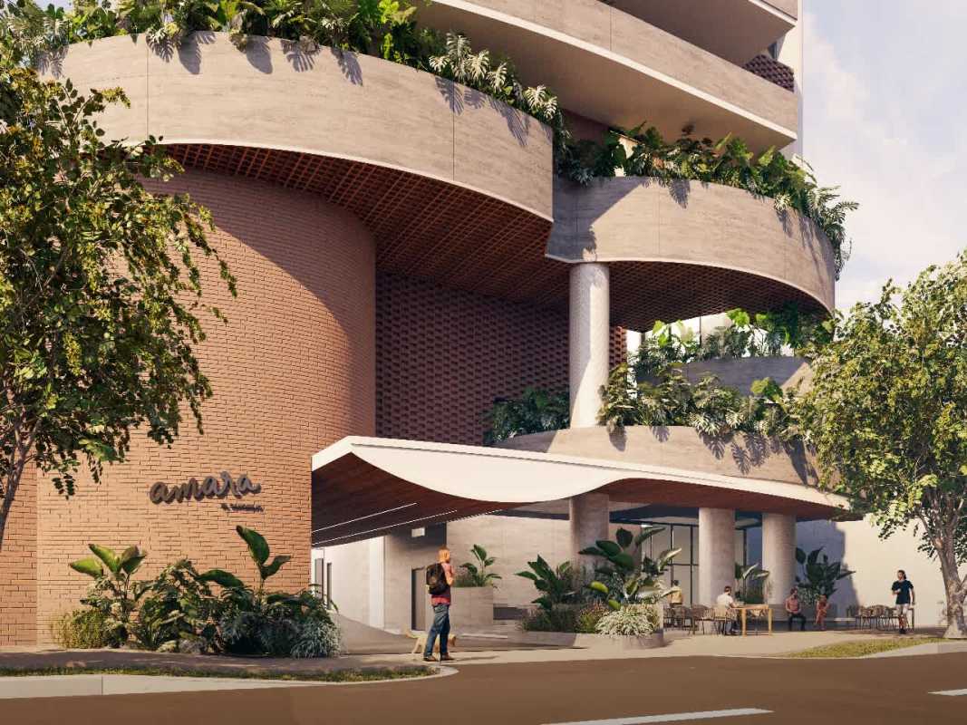 Open-plan modern living with floor-to-ceiling windows El Cangrejo Panama in PH Amara