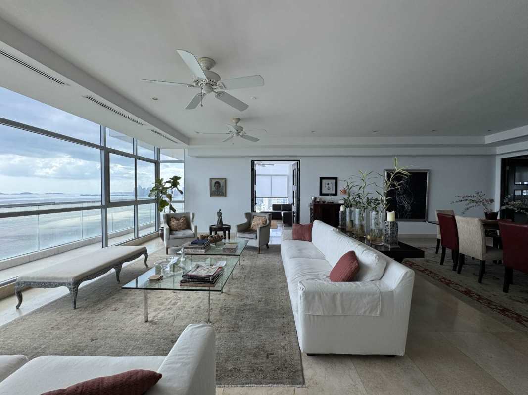 Outdoor BBQ kitchen and kids playground amenities at PH Ten Tower Costa del Este