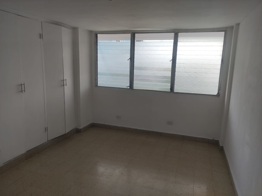 Urban skyline view from Marvel Tower apartment window in Calle 50 Obarrio Panama