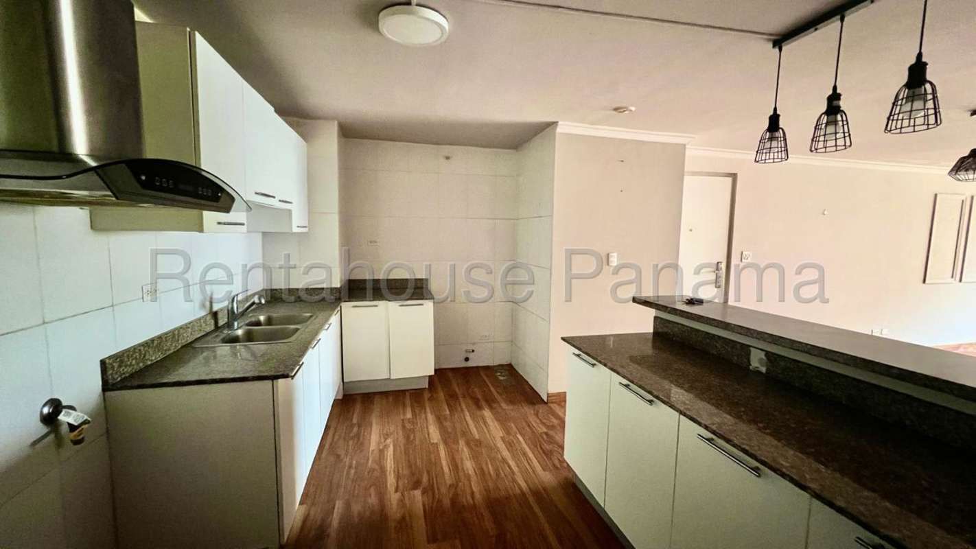 Bright bedroom with large window and mountain view PH Condado Gardens Panama