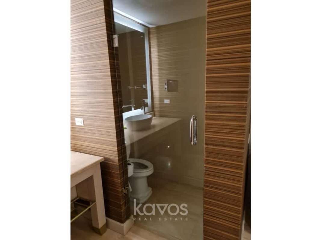 Dining room open kitchen granite countertop hotel condo Panama