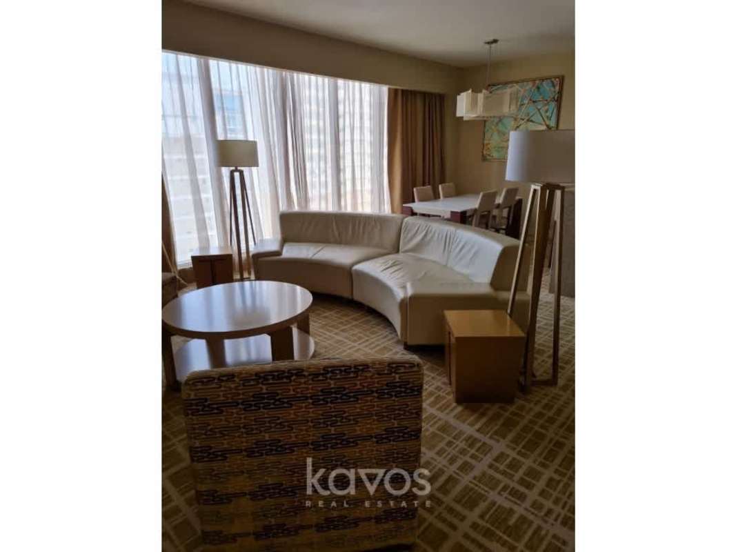 Modern kitchen with granite counters and stainless steel appliances Panama luxury residence