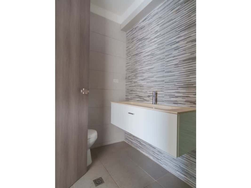 Panoramic skyline views from the private balcony at PH Loma Vista Tower Panama City.