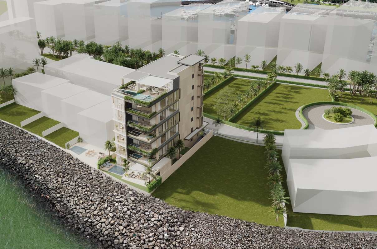 Private island luxury condo with rooftop pool and ocean views Ocean Reef Panama City