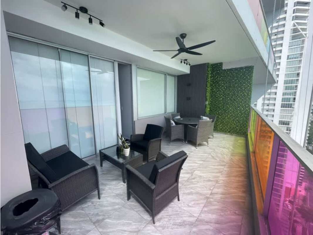 Master bedroom with ocean view walk-in closet en-suite bath PH Element Panama