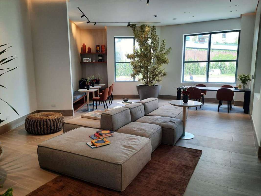 Furnished master bedroom with views in Ocean House Panama