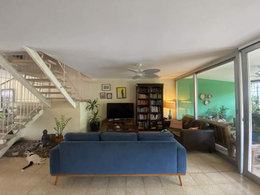 Dining area with sliding doors to garden natural light commercial residential house Panama