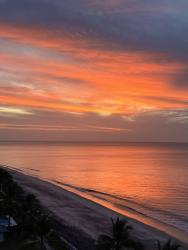 Spacious master bedroom king bed ocean views and balcony PH Biltmore Nueva Gorgona Panama
