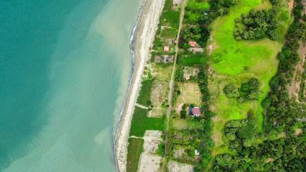 Beachfront property with views of Pacific Ocean and distant mountains Panama