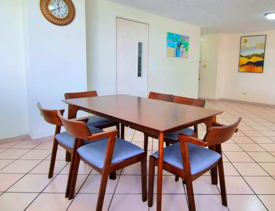 Bathroom with walk-in shower, ceramic walls, large mirror and vanity PH Bahia Marbella