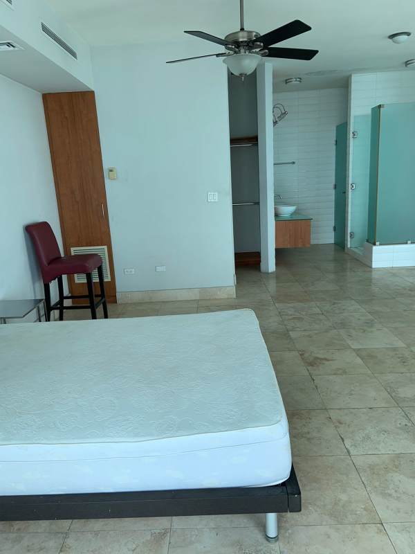 Contemporary kitchen with granite island stainless steel appliances PH Loft Four 41 Punta Pacífica