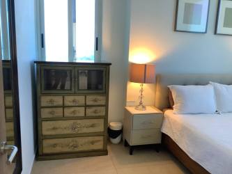 Guest bedroom with closet ceiling fan AC PH Royal Palm Gorgona beachfront condo