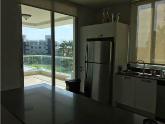 Furnished master bedroom with ocean view and ensuite bathroom PH Rio Mar San Carlos Panama