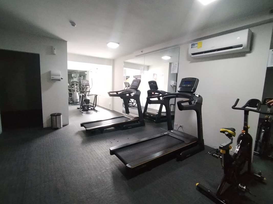 Contemporary kitchen with granite countertops and tile backsplash in PH La Cresta Bella Vista Panama