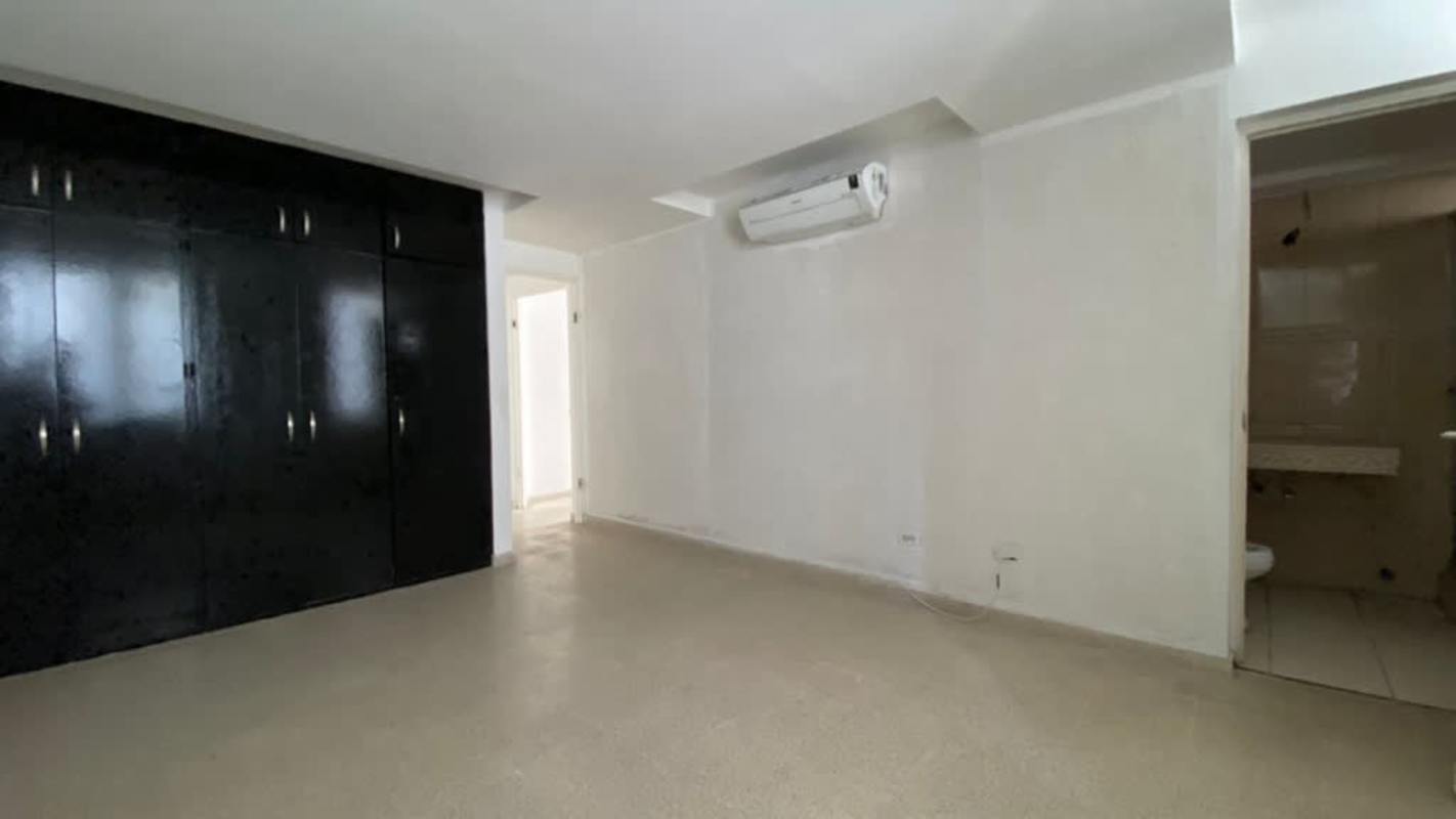 Large living area with marble floors and panoramic windows Punta Paitilla