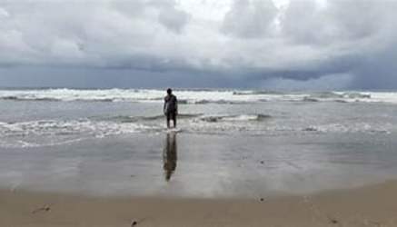 Colorful beach welcome sign near rural farmland Coclé Panama perfect for tourism investment