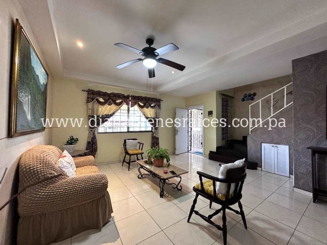 Spacious master bedroom balcony tile floor duplex Cerro Viento Panama