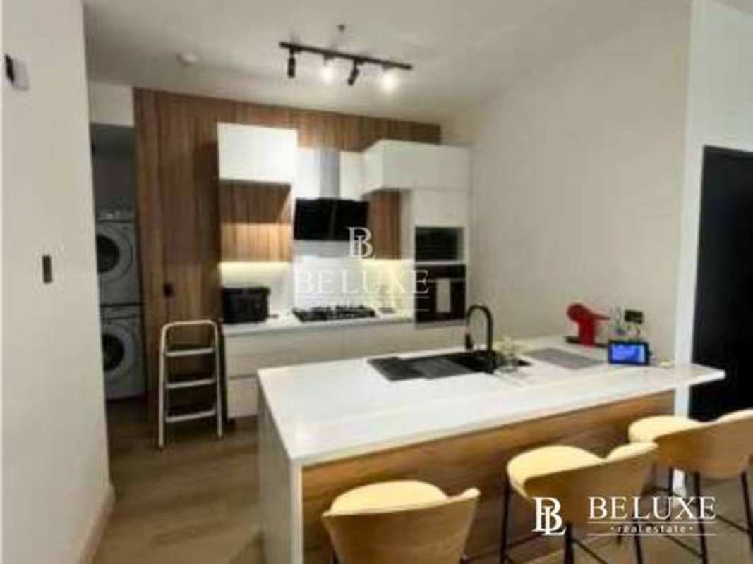 Open living and dining room with natural light PH Quadrat San Francisco Panama City