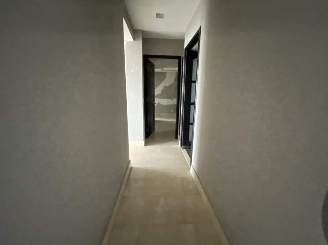 Spacious balcony with panoramic ocean and city skyline view in Punta Pacifica