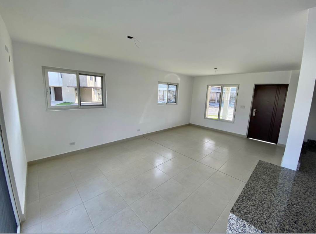 Outdoor fenced tennis court at Costa Sur Residences gated community Panama