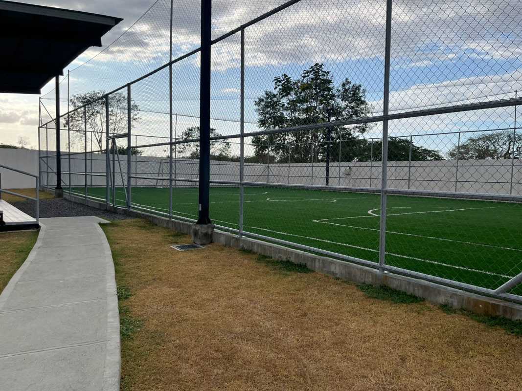 Artificial turf mini soccer field at Costa Sur Residences Panama