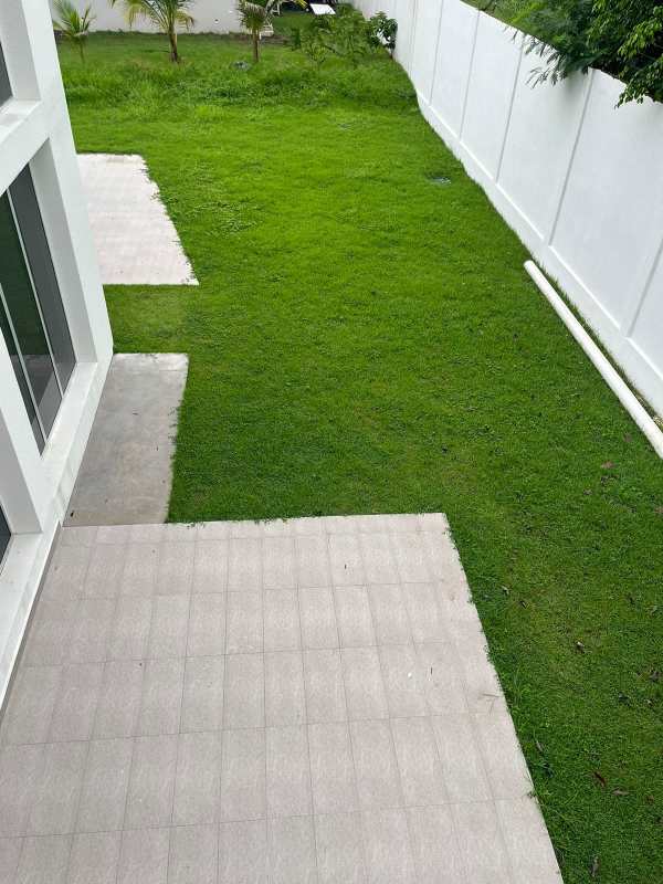 Bright family living room with large windows ceramic flooring Villasur Costa Sur Panama