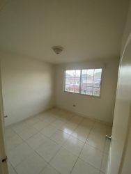 Bedroom empty with tiled floors second floor duplex house