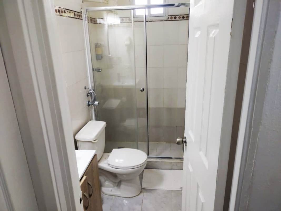 Contemporary bathroom with shower enclosure, vanity, tile PH Mystic Hills Panama City