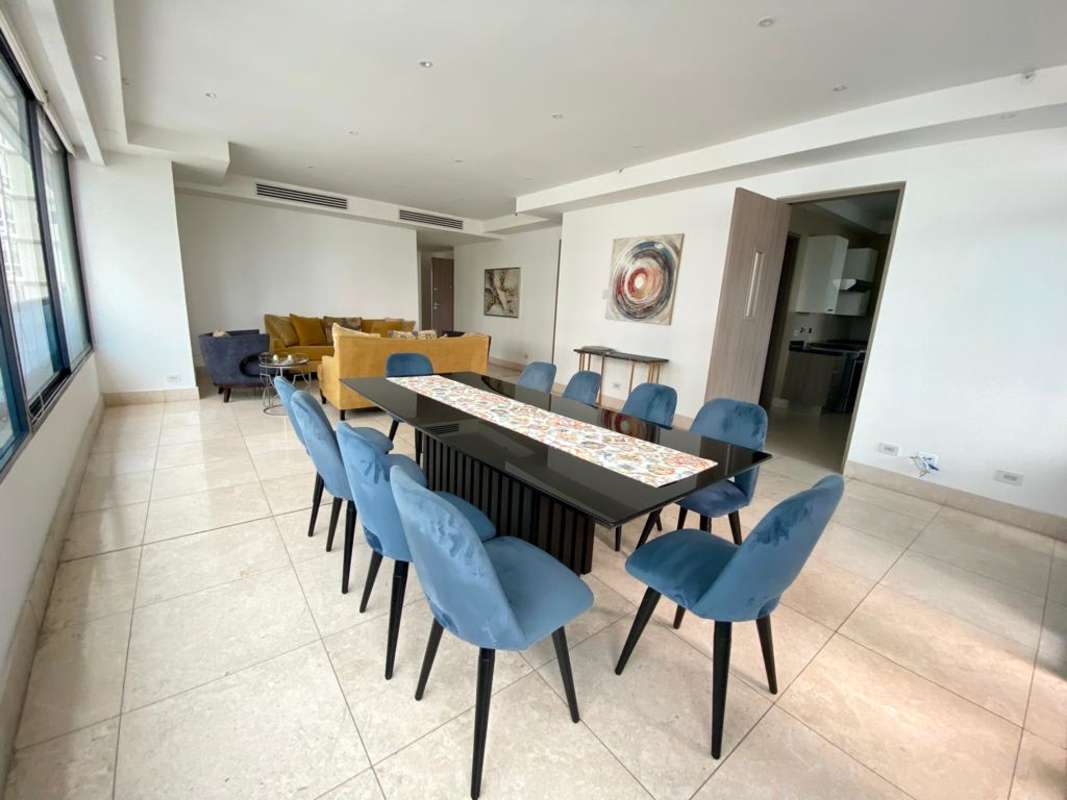 Modern master bathroom with jacuzzi tub granite vanity double sinks glass shower in PH Punta Paitilla Panama