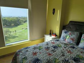Master bedroom with balcony, jacuzzi tub, golf and ocean views in PH Coronado Golf Panama