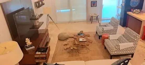 Luxury penthouse open living dining with terrace access Buenaventura Panama