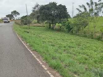 Grassy open land with scattered fencing and trees located in La Chorrera Panama