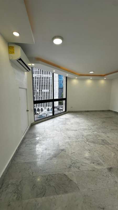 Private balcony with ocean view and skyline at PH Villa del Mar Bella Vista Panama City