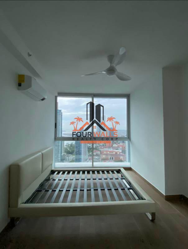 Contemporary kitchen with granite countertops and stainless appliances in PH Dynasty Residences Bella Vista Panama