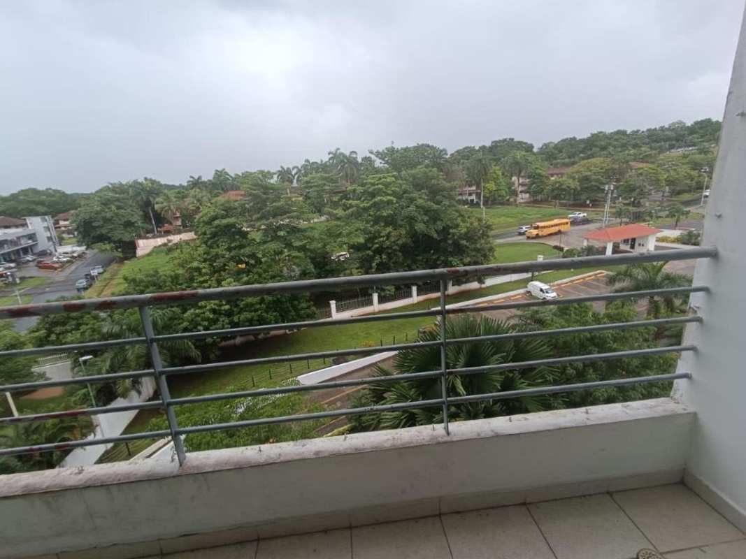 Balcony with green views in apartment for rent Clayton Park Residences Panama City