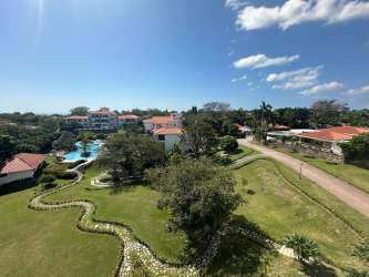 Aerial photo of PH Punta Barco Village with pools, gardens and resort buildings in Coronado Panama