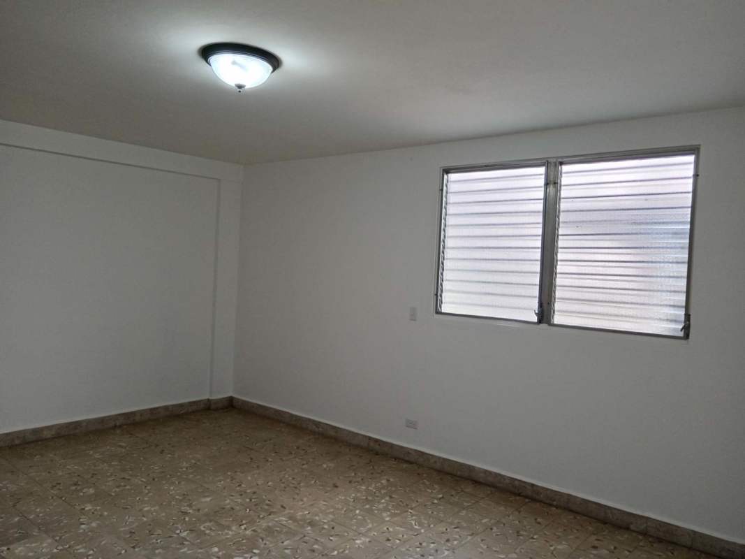 Bedroom with windows and closet in commercial residential building San Miguelito Panama