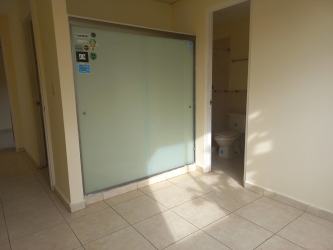 Open living dining area with ceramic tile and fan in house for rent La Chorrera Panama