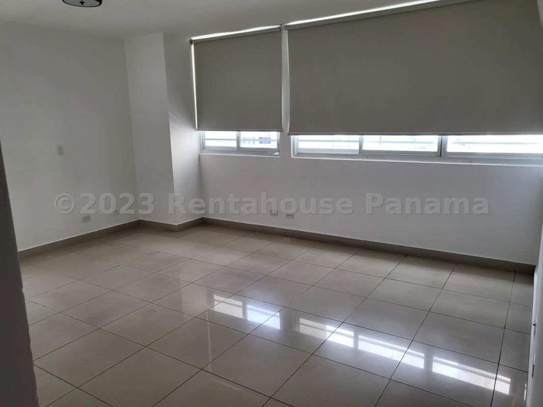 Bright living room marble flooring ocean view balcony PH Oceanview Tower Panama