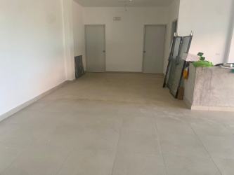 Fuel dispensers under Texaco red canopy at new gas station Costa Abajo Panama