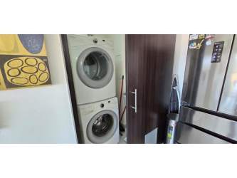 Furnished secondary bedroom with closet and AC in PH Midrise Panama Pacifico