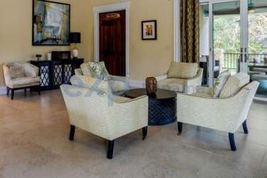 Private home theater with tiered seating luxury estate Valle Escondido Boquete