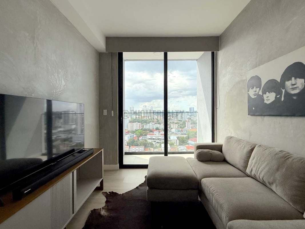 Bedroom with ample natural light large window city views PH Park Residence San Francisco Apartment Rental