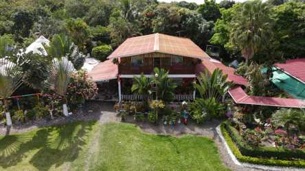 Spacious multi-purpose event hall in Finca Villa Luz Boquerón Chiriquí for conventions and weddings