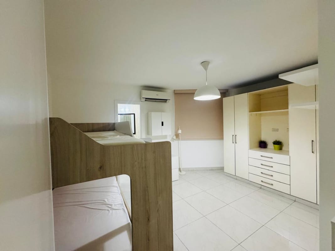 Contemporary bathroom with double sinks, mirrors in PH Allure at the Park Panama City