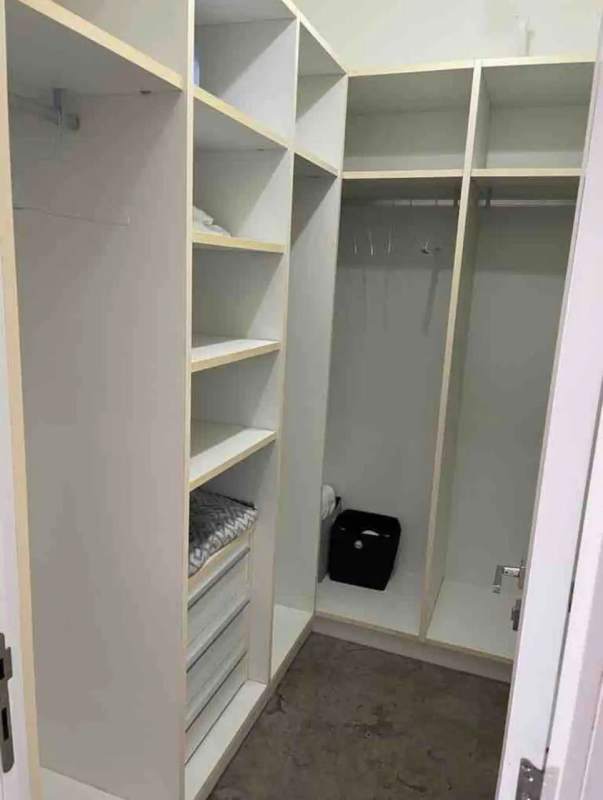 Spacious walk-in closet modern design PH YOO Panama oceanview condo