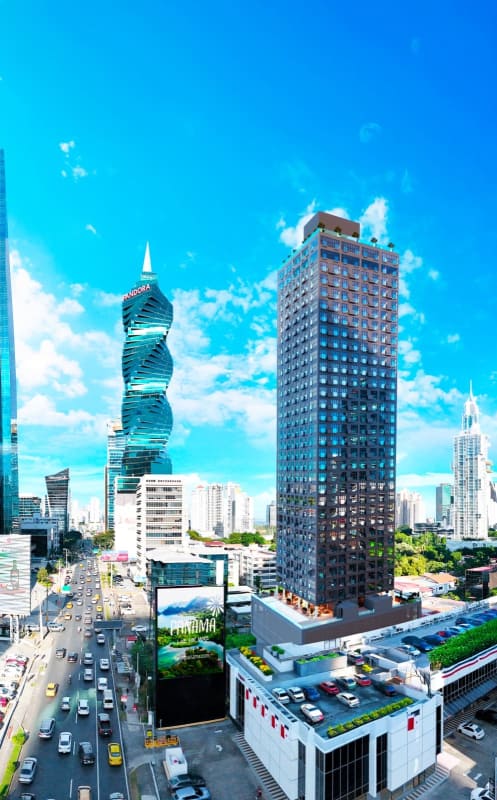 Apartment and common spaces floor plan at The Walker Wellness Center Panama City