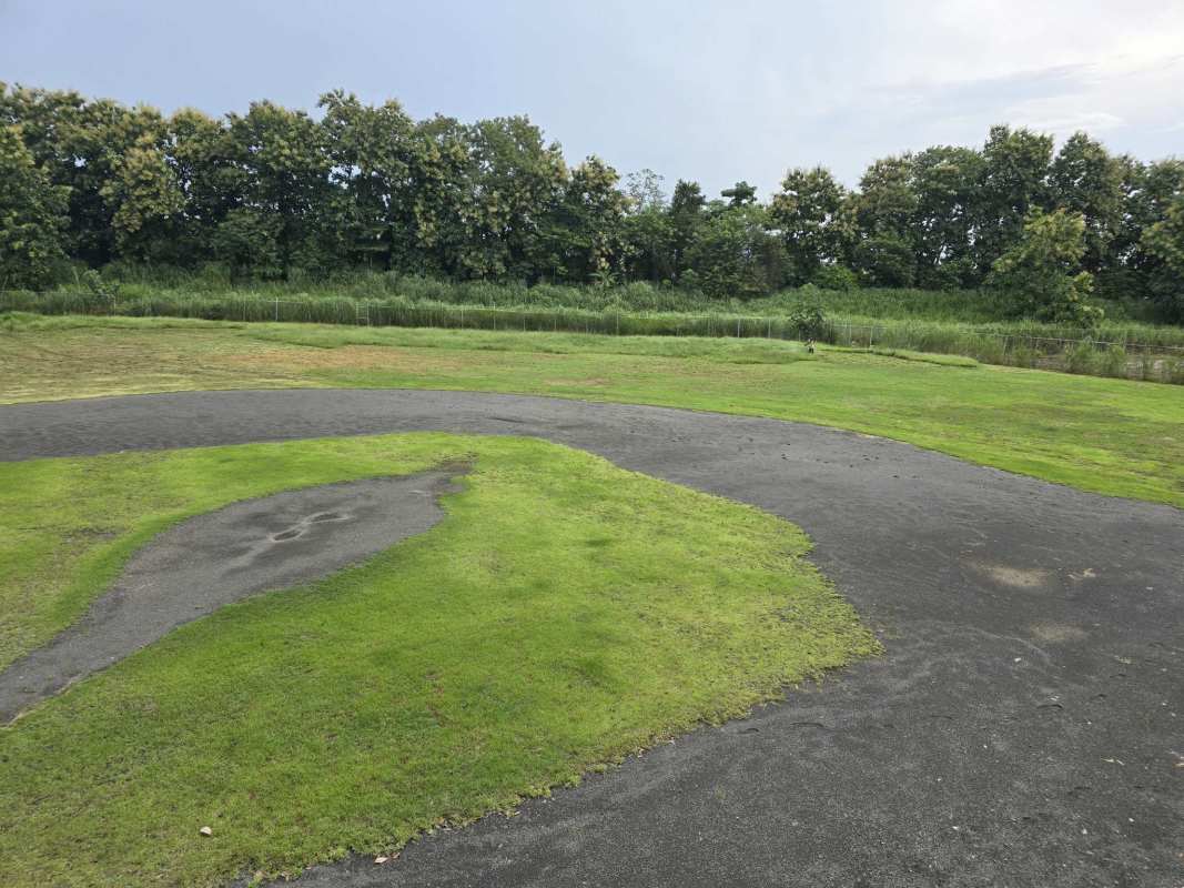 Open field with footpaths trees and recreational space Pacora Panama land